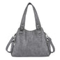 Soft Leather Large Capacity Women Hand-carrying Crossbody Bag Fashionable All-match