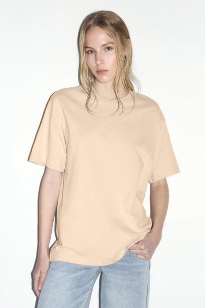Arrival Cotton Crew-Neck Solid-Color Versatile T-Shirt