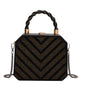 Simple Shoulder Bag Messenger Bag Metal Buckle Female Bag