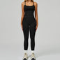 Women's Vest And Pants Color-blocking Yoga Set