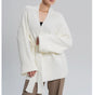 Cashmere Belt Knitted Cardigan Jacket