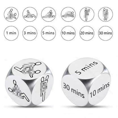 Decision Dice Stainless Steel Material Valentine's Day Gift