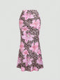 Women’s A-Line Skirt – Casual Leisure Style, Vacation Long Skirt