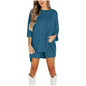 Summer Shorts Suit Fashion Loose Short-sleeved T-shirt And Slim Tight Pants Women's Clothing