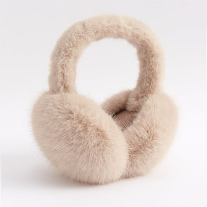Fox-fur Ear Warmers For Warmth And Frost Protection