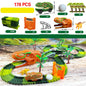 Children's Rail Car Toy Electric Dinosaur