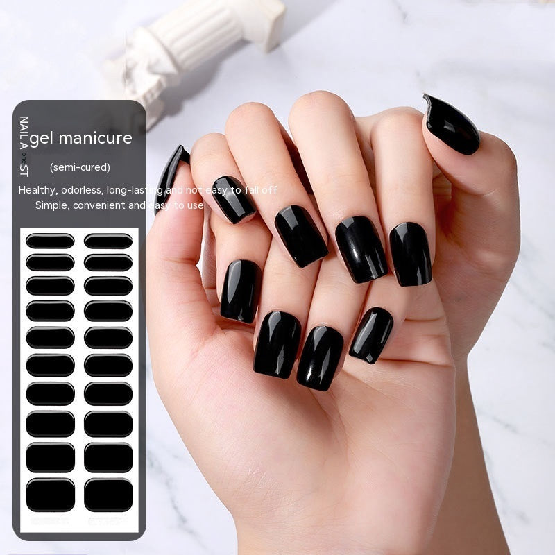 Gel Nail Art Sticker Semi-curing Gel