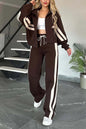 Casual Trousers Simple Zipper Coat For Women