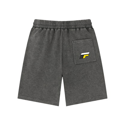 Mineral Wash Waffle Knit Shorts