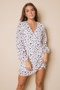 Cage Polka Dot Mini Dress