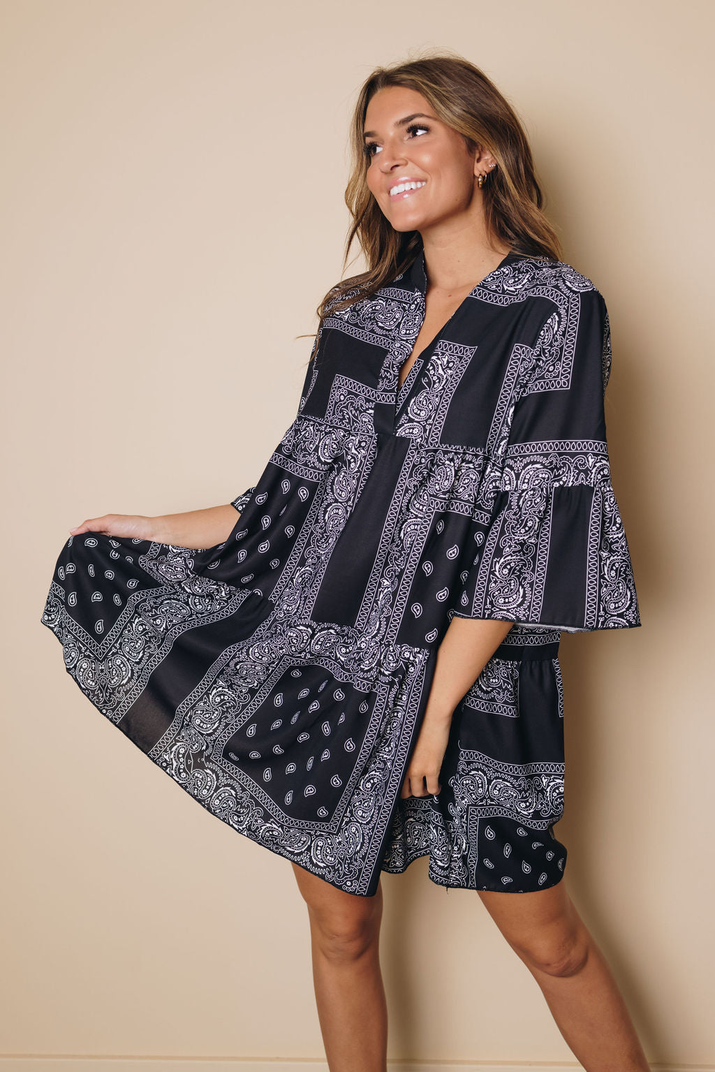 Rae Geometric Mini Dress