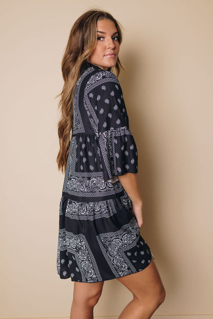 Rae Geometric Mini Dress