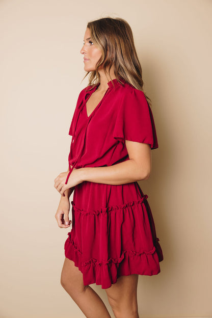 Manny Ruffled Mini Dress