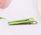 Hollow Wave Metal Barrettes Milk Fufu Candy Color