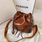 Pleated portable shoulder bag