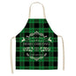 Cotton linen creative Christmas apron