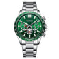 Men's Waterproof Quartz Watch - Stainless Steel Calendar Watch 30M Water Resistant