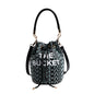 Fashion Alphabet Bucket Bag Retro Portable Messenger Bag