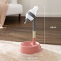 Pet Standing Water Dispenser Cat Dog Standing Bowl With Detachable Pole Automatically Feeding Water Height Adjustable