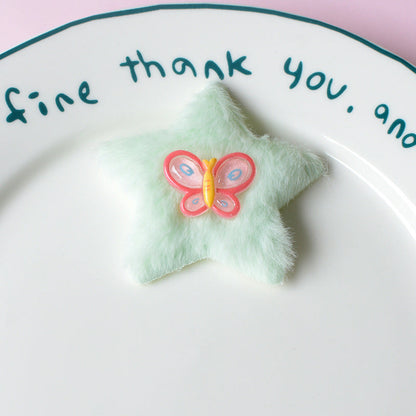 Cute Plush Star Charm - Decorative Accessories for Hair, Shoes & Phone Cases