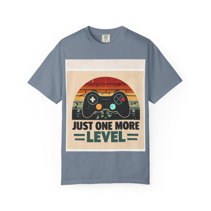 Retro Video Game Controller Just One More Level T-Shirt | Gamer Tee