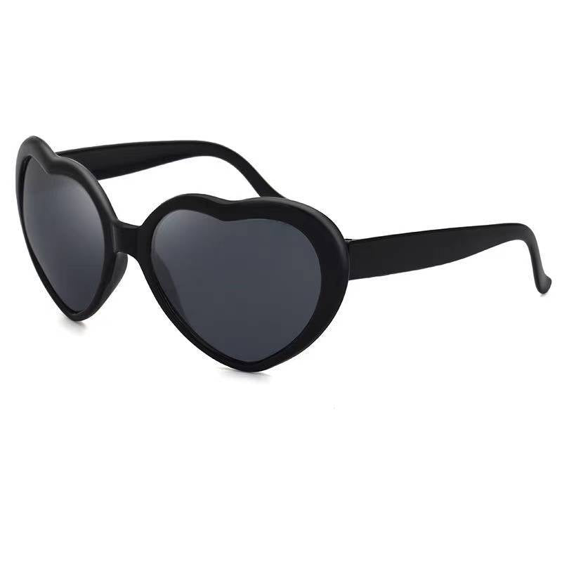 Black Technology Online Red Valentine's Day Gift Same Love Light Effect Glasses Sunglasses Creative Glasses