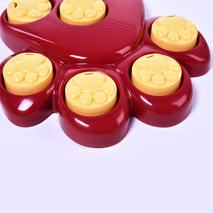 Large Footprint Dog Educational Toy Pet Treasure Hunting Slow Food Box