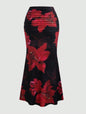 Women’s A-Line Skirt – Casual Leisure Style, Vacation Long Skirt