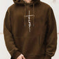 Men's Casual Printed Hoodie With Drawstring