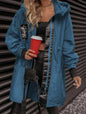 Women's Mid-Length Casual Anorak Coat - Army Green Windbreaker Jacket