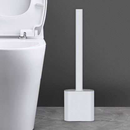 Creative Wall-Mounted Soft Brush With Cover For Toilet Washing