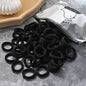 100 Bags Seamless Children's Towel Ring Braids Do Not Hurt Hair Candy Color Small Hair Ring High Elastic Rubber Band
