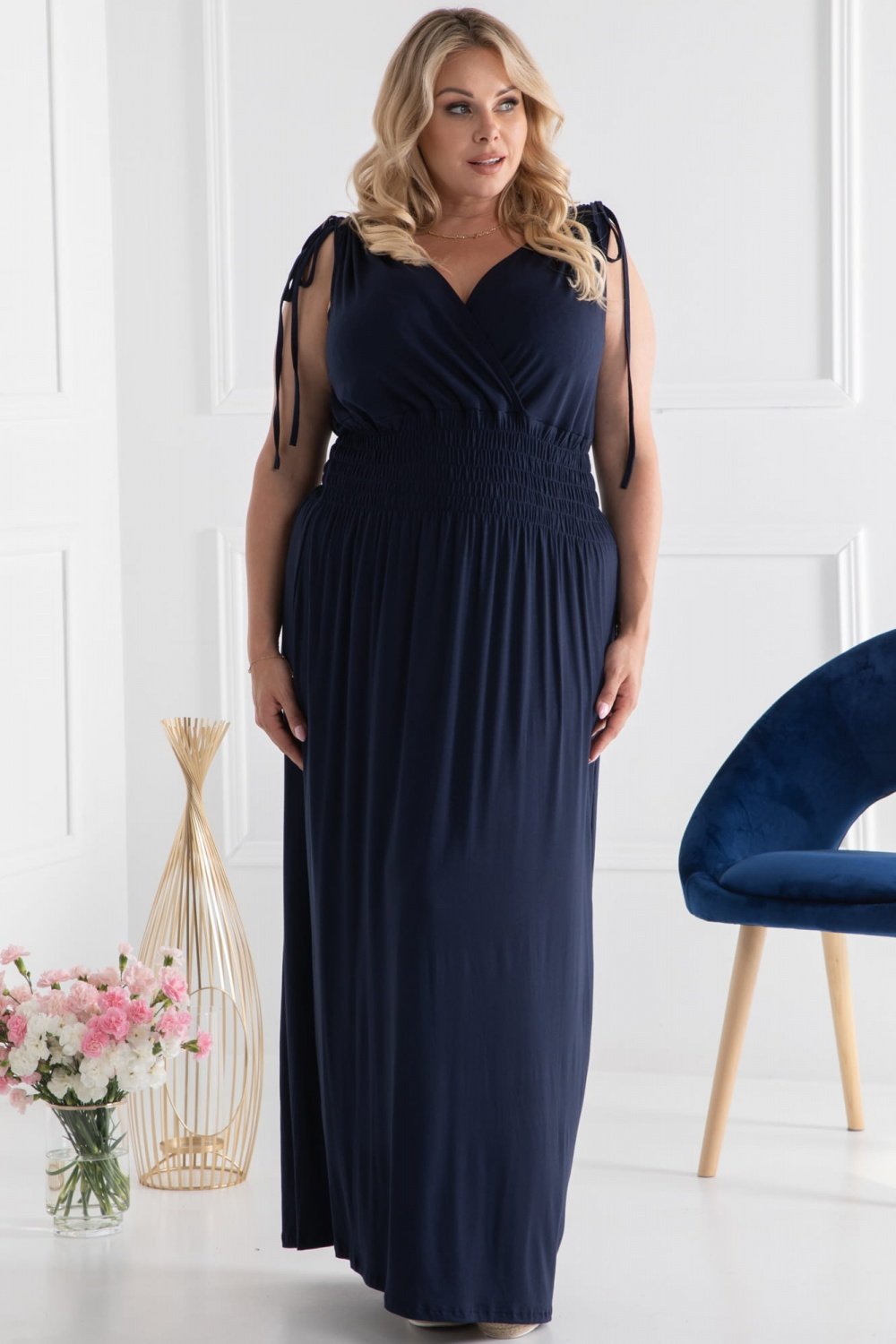 Plus size dress model 169696 Karko