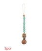 Baby Products Soothing Beech Wood Clip Pacifier Chain