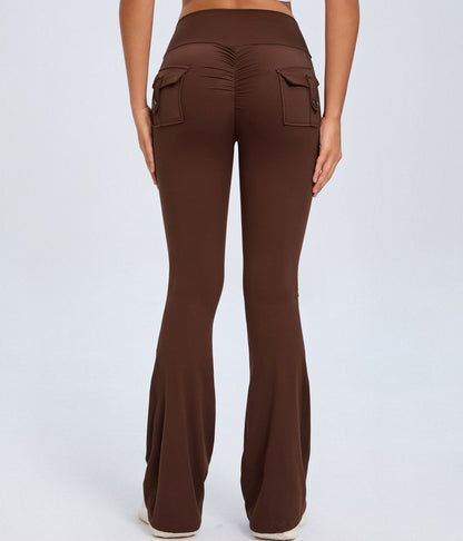 high waist yoga pants with pockets