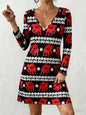 Personality Deep V Neck Casual Fashion Dress