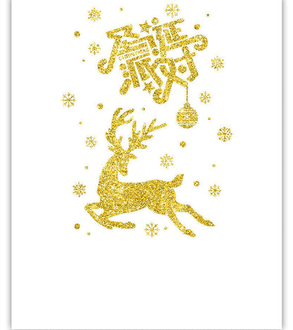 Christmas Decoration Wall Self-adhesive Painting