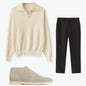 Men's Solid Color Loose Long Sleeves