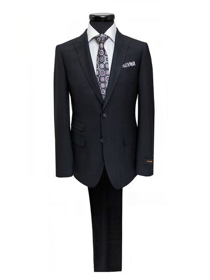 Black Two Button Slim Fit Suit