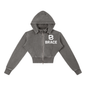 Cropped Fleece Hoodie - Vintage Washed Gym Hoodie | BRACE