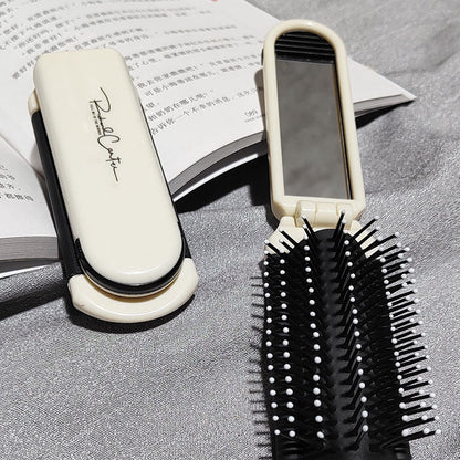 Folding Compact Portable Airbag Lens Removable Massage Comb