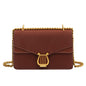 Pure color versatile fashion frosted shoulder bag