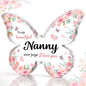 Mother's Day Gifts For Mom Grandma Nana DIY Unique Mom Birthday Gift Ideas Butterfly-Shaped Acrylic Keepsake Gifts For Mothers Day
