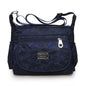 Casual Waterproof Nylon Printed Middle-Aged and Elderly Shoulder Bag Simple Cloth Bag Messenger Bag