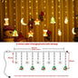 Painted Christmas Curtain Lights Holiday Layout Rubber-covered Wire Ambience Light