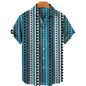Men’s Summer Vintage V-Neck Shirt – Lightweight Casual Tee