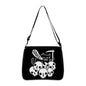 Factory Direct Supply Polyester Underarm Bag Gothic Cat Printing Shoulder Bag Simple Women's Fashion Bag