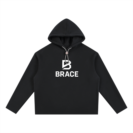 Oversized Fleece Hoodie - Premium Relaxed Fit Gym Hoodie | BRACE