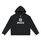 Oversized Fleece Hoodie - Premium Relaxed Fit Gym Hoodie | BRACE