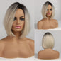 Short And Short Straight Hair, High Temperature Silk Material